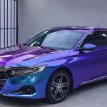 Ravoony Basic Gloss Diamond Blue Purple Vinyl Wrap