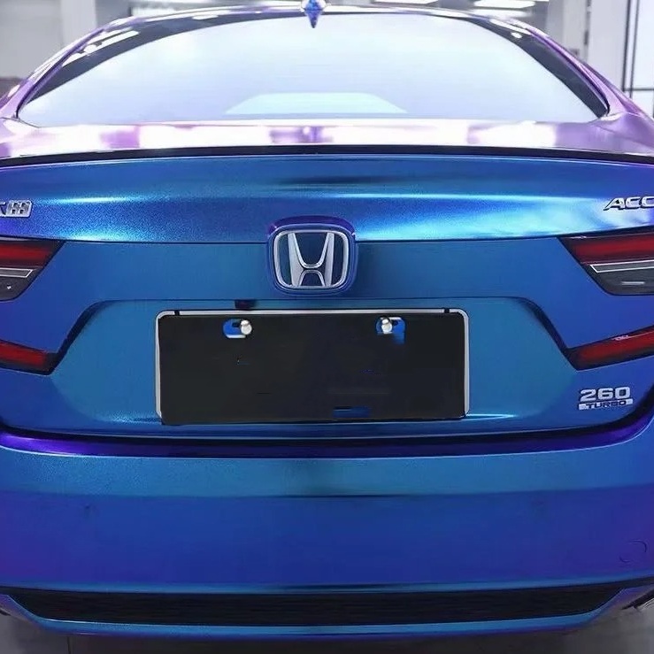Ravoony Basic Gloss Diamond Blue Purple Vinyl Wrap