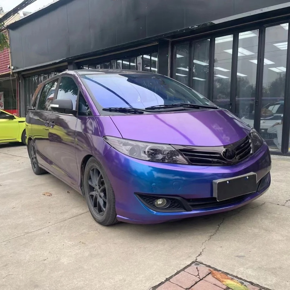 Ravoony Basic Gloss Purple Red Chameleon Car Wrap