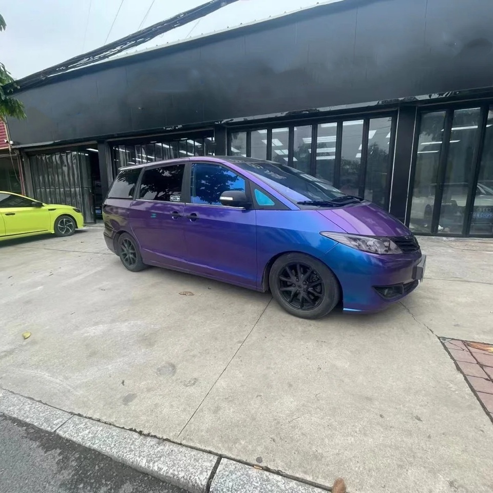 Ravoony Basic Gloss Purple Red Chameleon Car Wrap