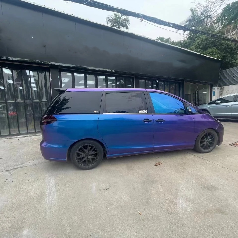 Ravoony Basic Gloss Purple Red Chameleon Car Wrap