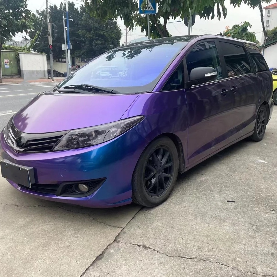 Ravoony Basic Gloss Purple Red Chameleon Car Wrap