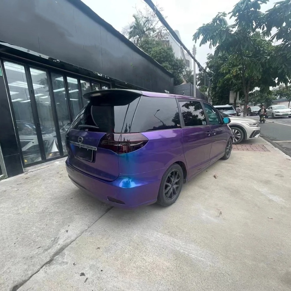 Ravoony Basic Gloss Purple Red Chameleon Car Wrap