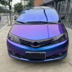 Ravoony Basic Gloss Purple Red Chameleon Car Wrap
