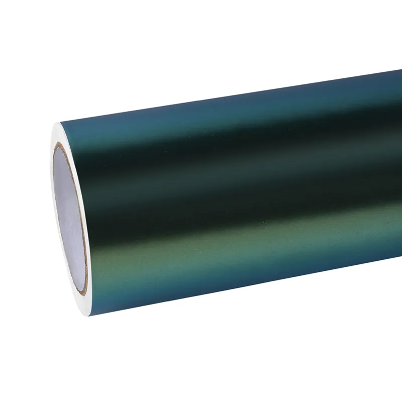 Ravoony Basic Matte Chameleon Spring Green Car Wrap