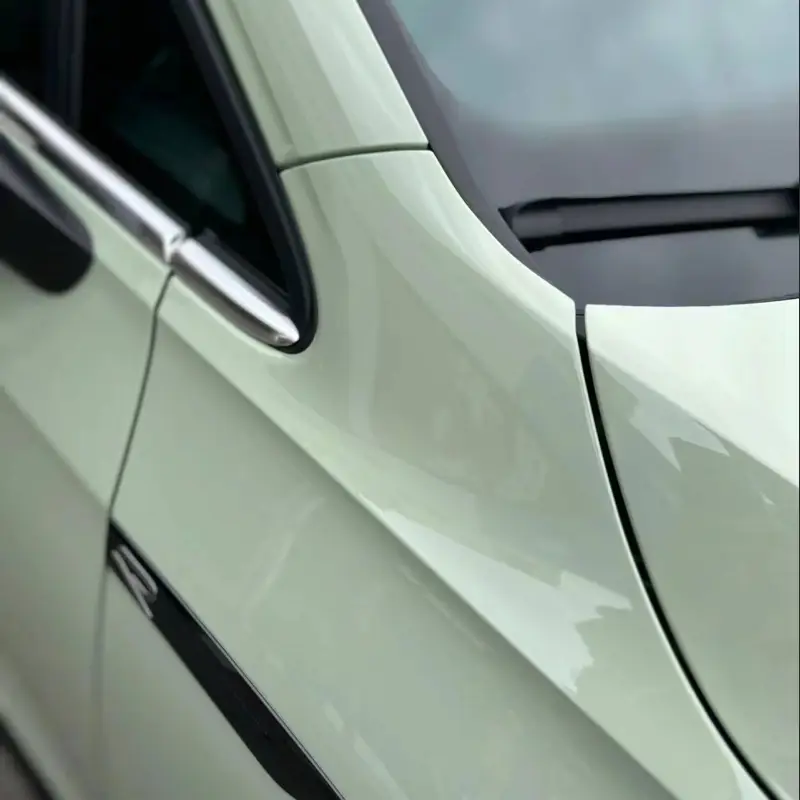 Ravoony Basic Light Khaki Green Car Wrap