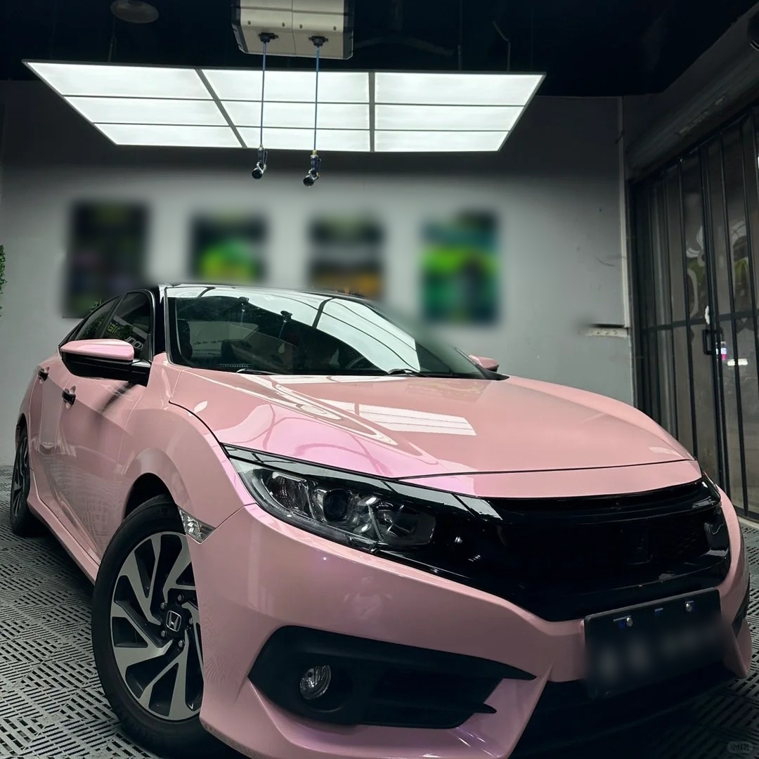 Ravoony Basic Twin Magic Pink Car Vinyl Wrap