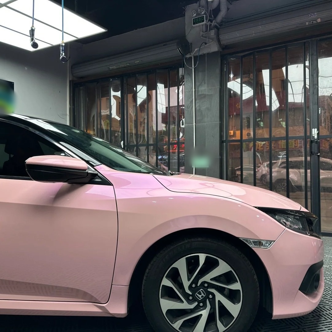 Ravoony Basic Twin Magic Pink Car Vinyl Wrap