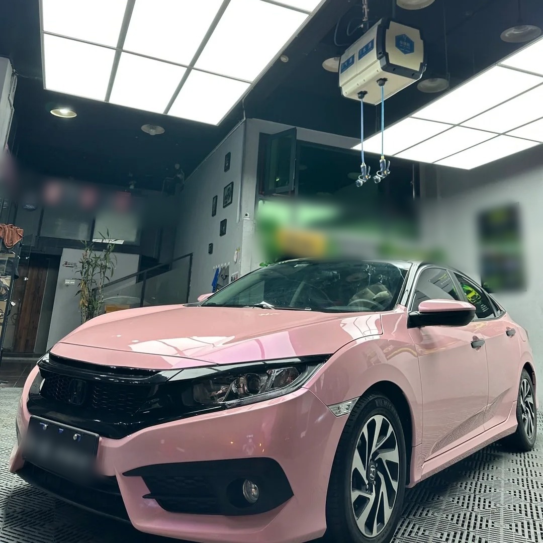 Ravoony Basic Twin Magic Pink Car Vinyl Wrap