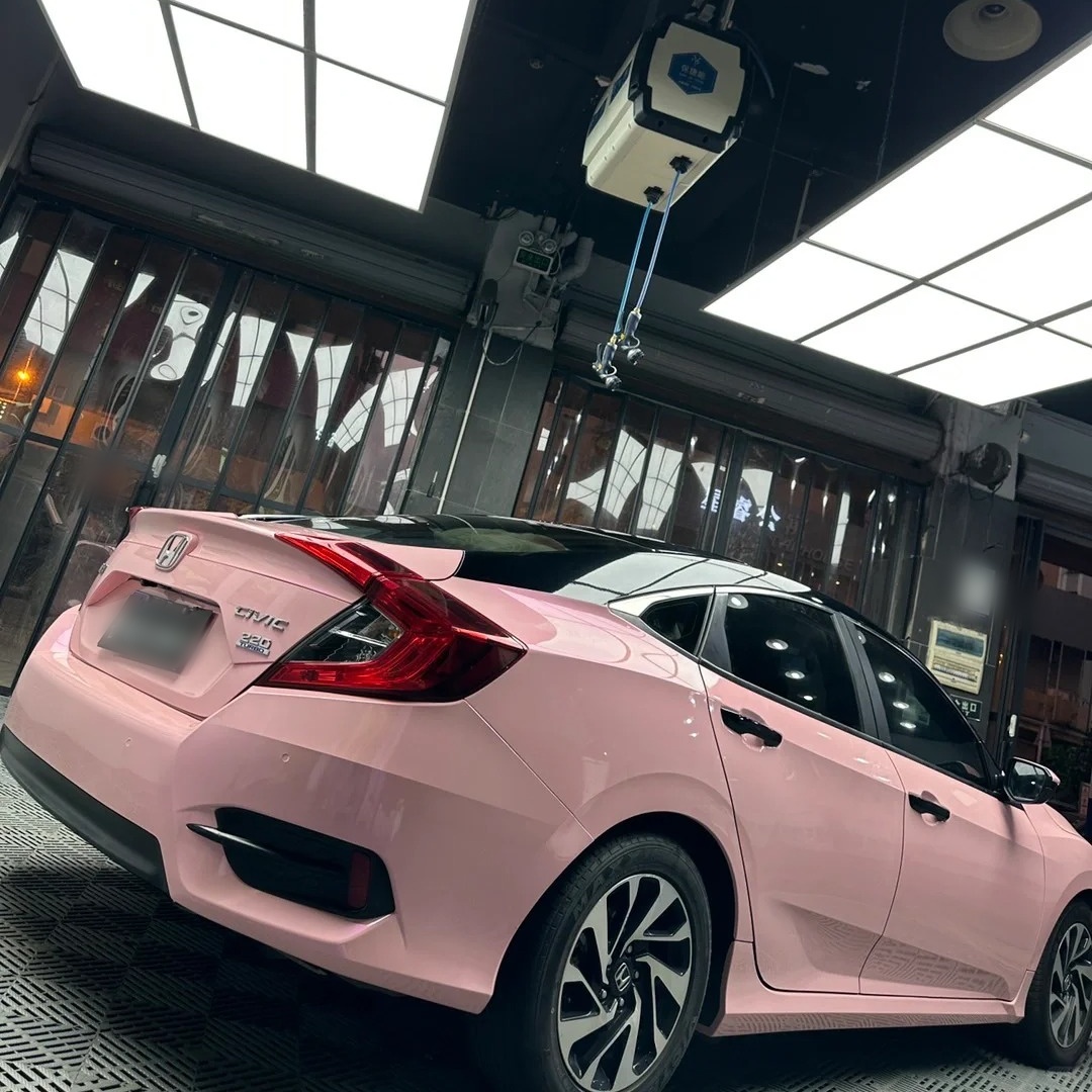 Ravoony Basic Twin Magic Pink Car Vinyl Wrap