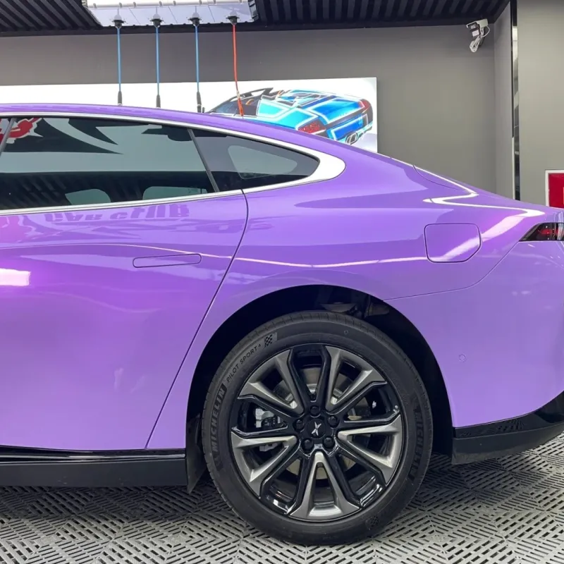 Ravoony Basic Twin Magic Purple Car Vinyl Wrap