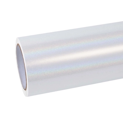 Ravoony Basic Glossy Laser White Car Vinyl Wrap 01