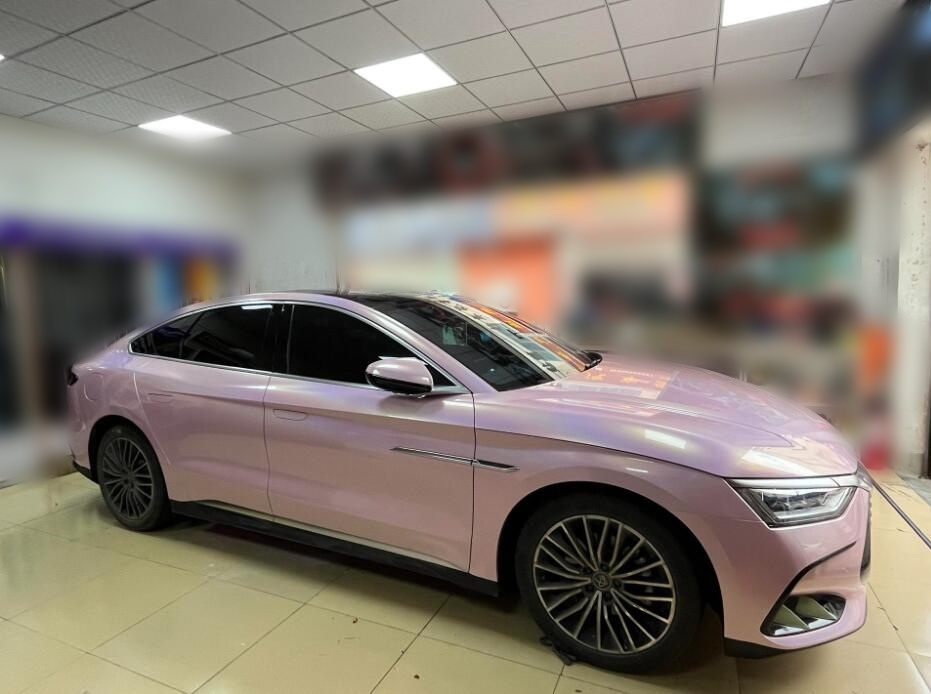 Ravoony Basic Gloss Laser Light Pink Car Wrap