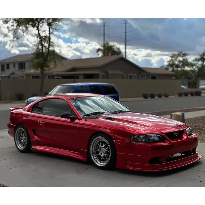Gloss Metallic Vampire Red Car Wrap