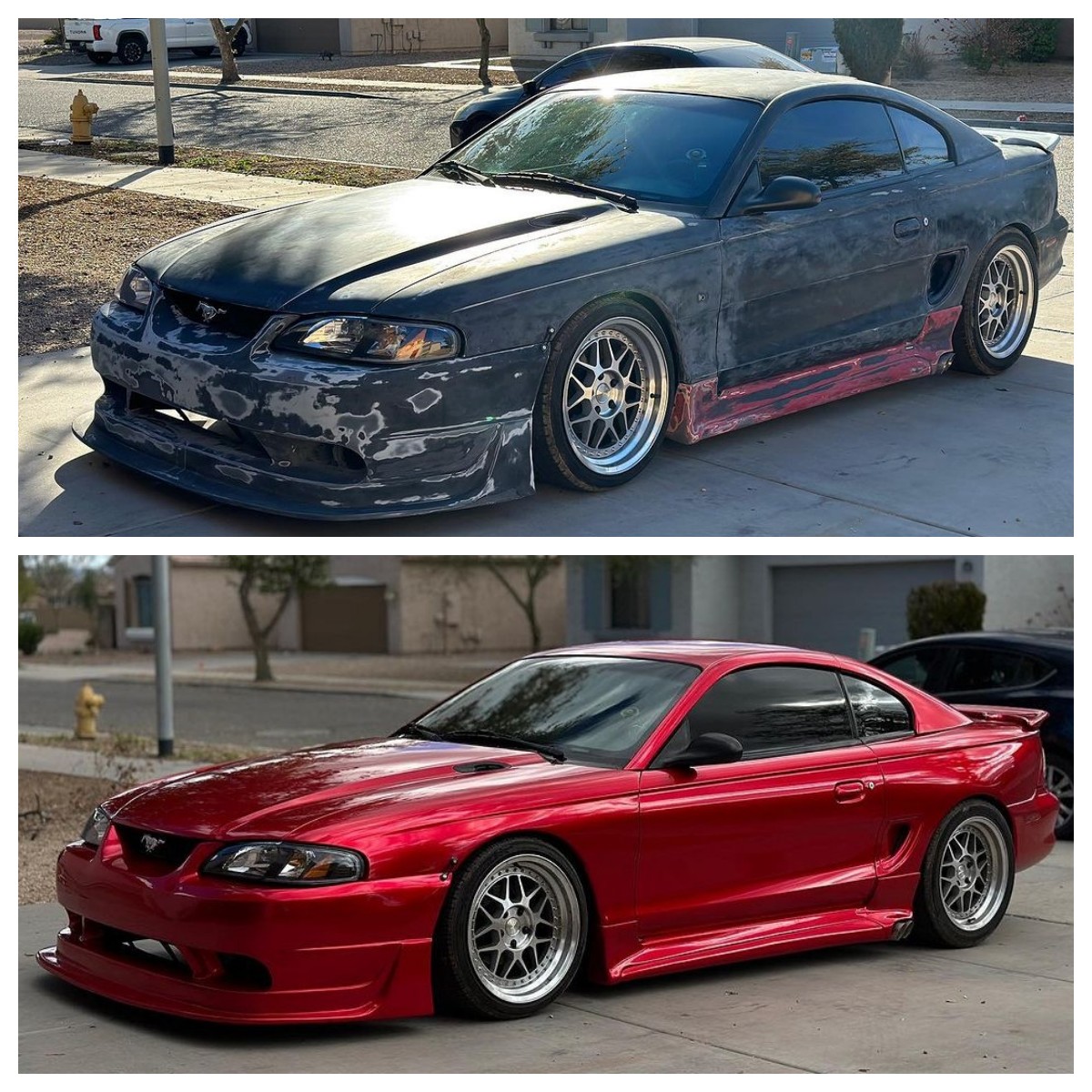 Ravoony Basic Gloss Metallic Vampire Red Vinyl Car Wrap