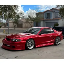 Gloss Metallic Vampire Red Car Wrap