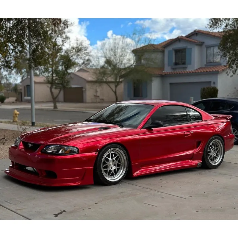 Gloss Metallic Vampire Red Car Wrap