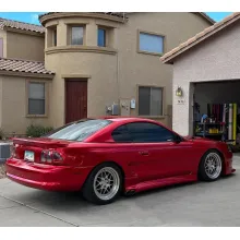 Gloss Metallic Vampire Red Car Wrap