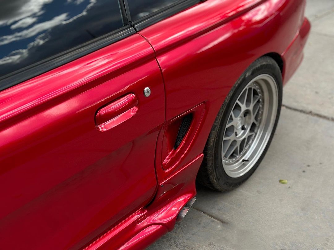 Gloss Metallic Vampire Red Car Wrap
