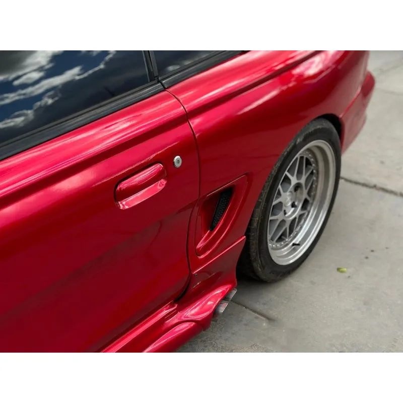 Gloss Metallic Vampire Red Car Wrap