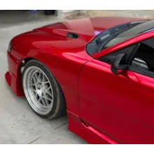 Gloss Metallic Vampire Red Car Wrap