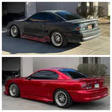 Gloss Metallic Vampire Red Car Wrap