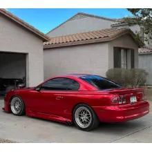 Gloss Metallic Vampire Red Car Wrap