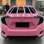 Ravoony Basic Glossy Crystal Light Pink Car Wrap