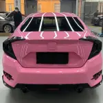 Ravoony Basic Glossy Crystal Light Pink Car Wrap