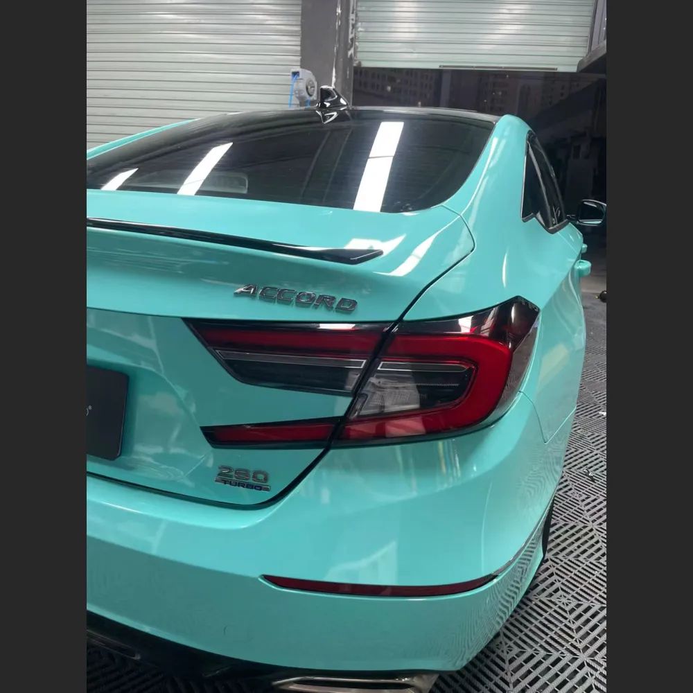 Ravoony Basic Glossy Tiffany Blue Car Vinyl Wrap
