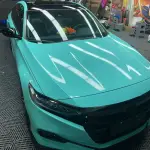 Ravoony Basic Glossy Tiffany Blue Car Vinyl Wrap
