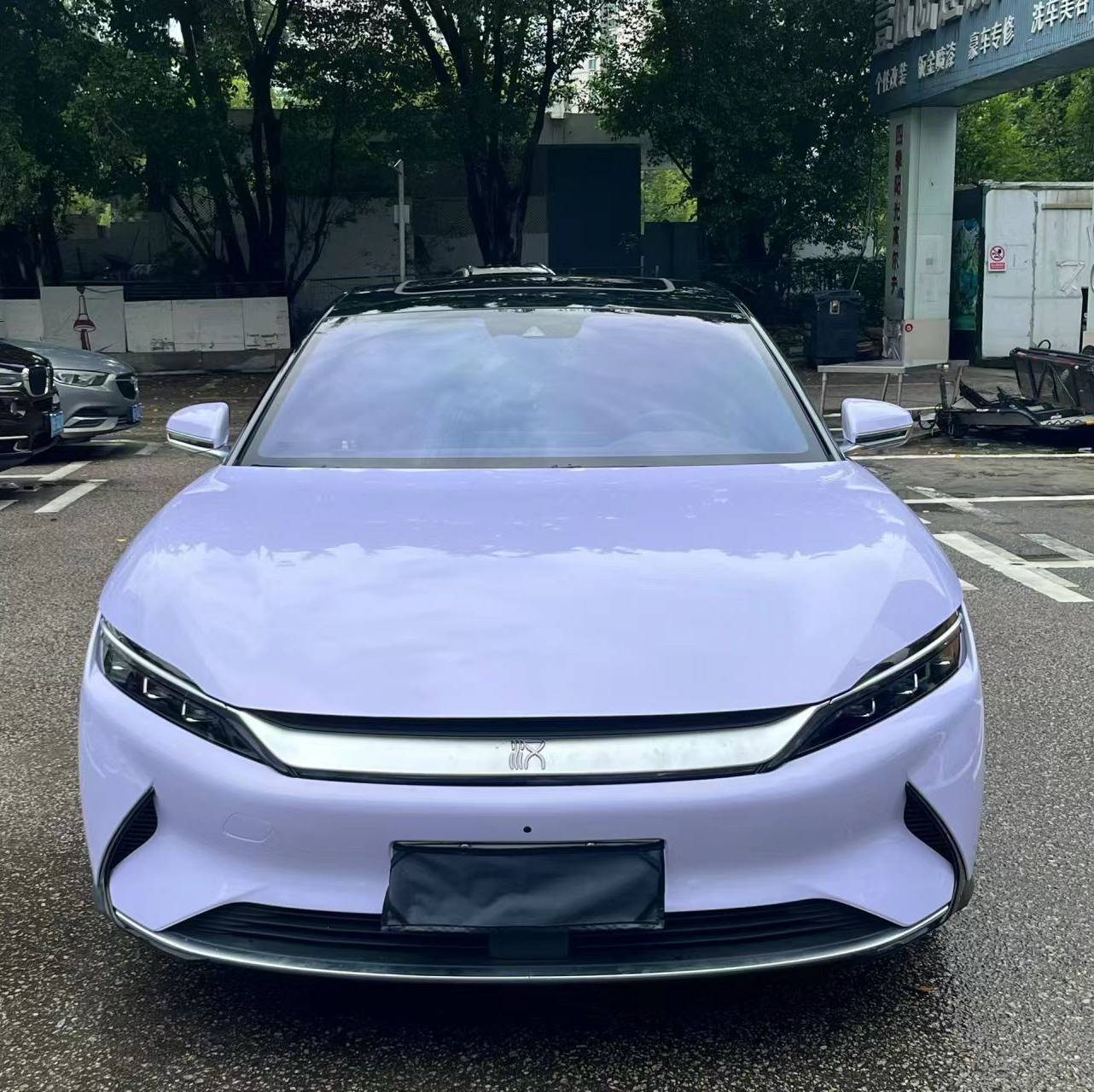 Ravoony Basic Glossy Violet Star Car Wrap