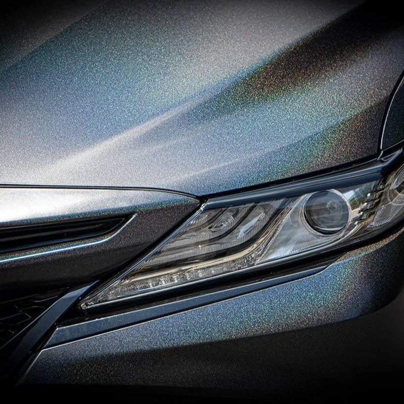 Ravoony Basic Matte Laser Black Car Vinyl Wrap