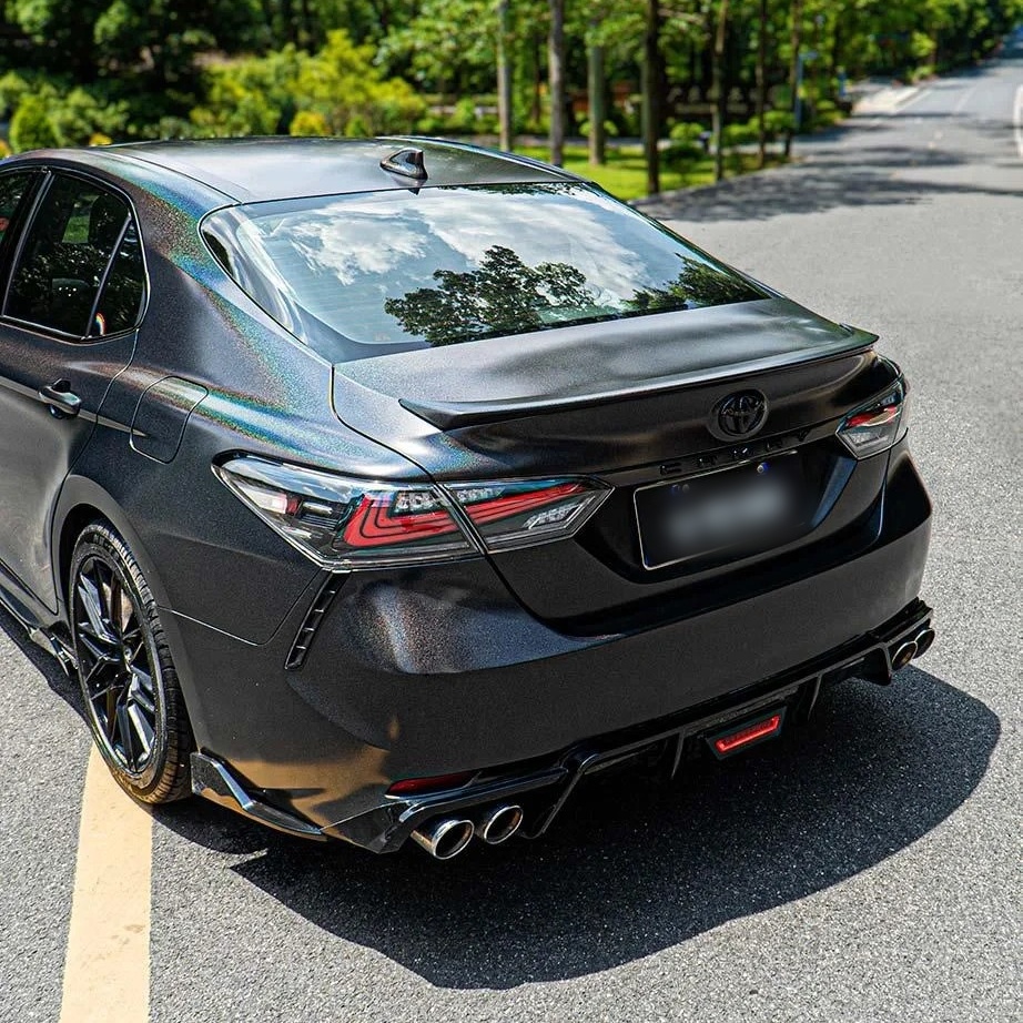 Ravoony Basic Matte Laser Black Car Vinyl Wrap