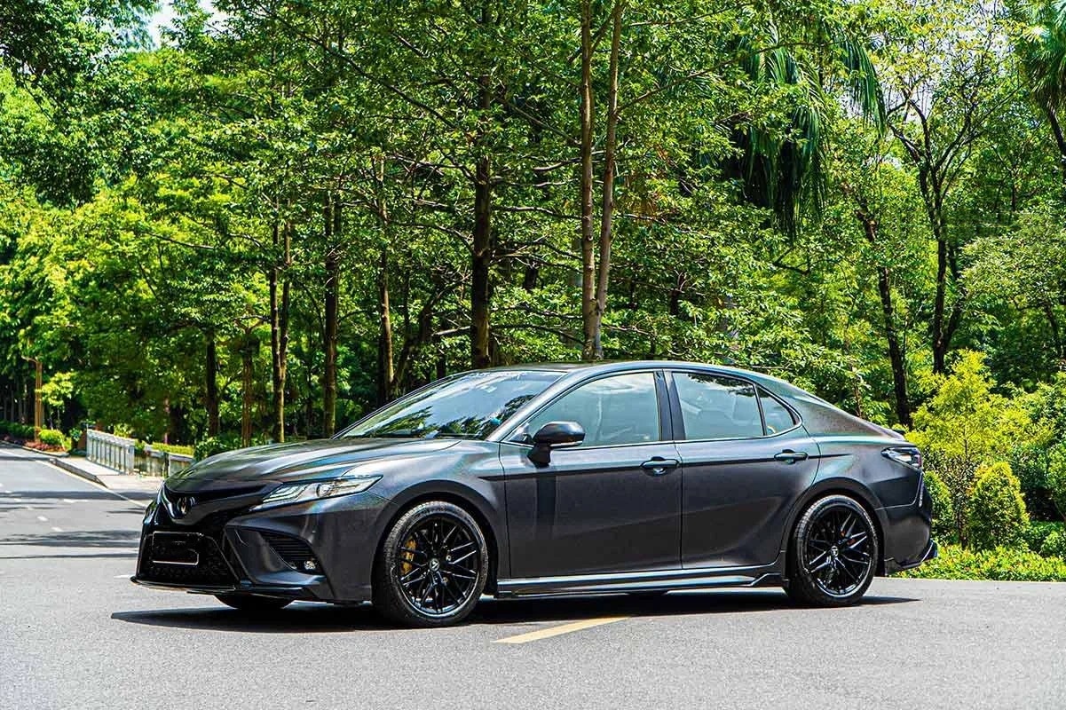 Ravoony Basic Matte Laser Black Car Vinyl Wrap