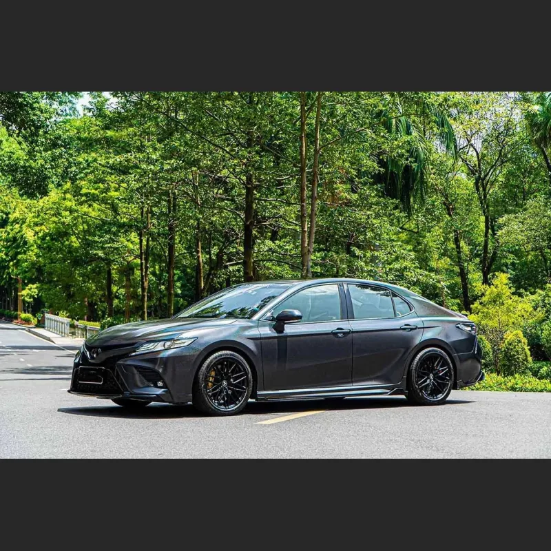 Ravoony Basic Matte Laser Black Car Vinyl Wrap