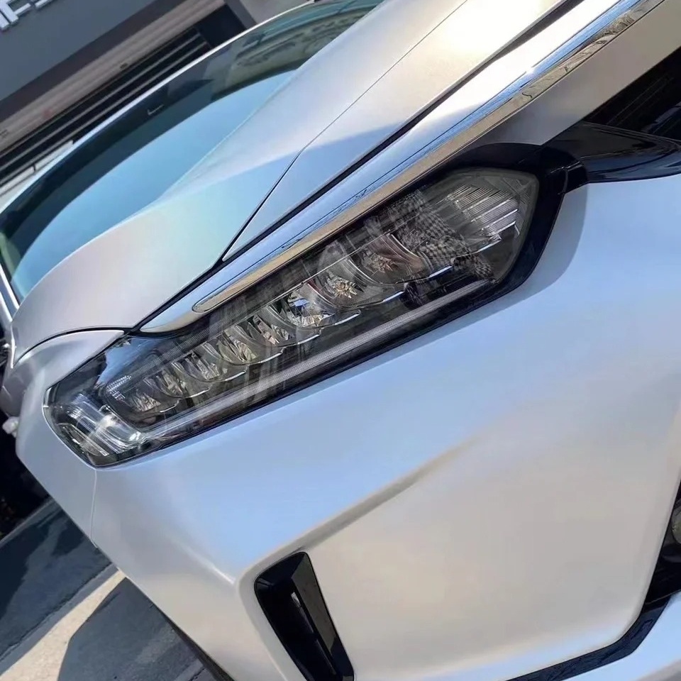 Ravoony Basic Matte Laser White Car Vinyl Wrap