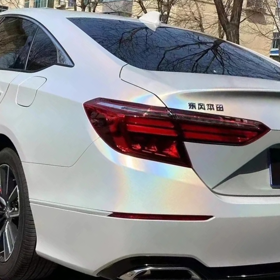 Ravoony Basic Matte Laser White Car Vinyl Wrap