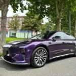 Ravoony Basic Audi Gloss Midnight Purple Car Vinyl Wrap