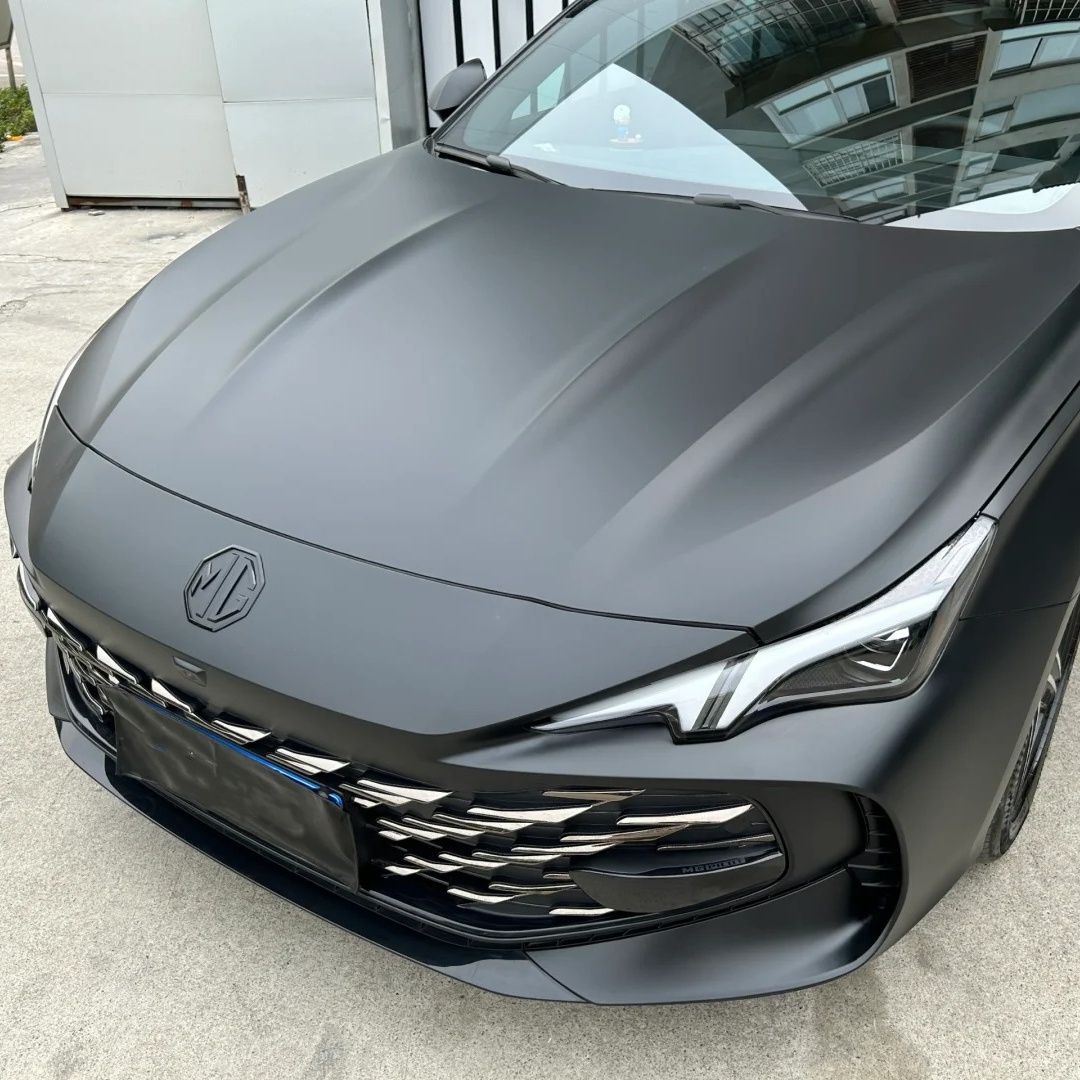 Ravoony Basic Matte Black Car Vinyl Wrap