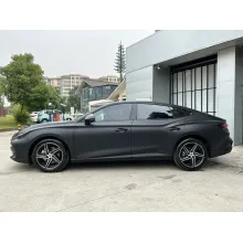 Matte Black Car Vinyl Wrap 1