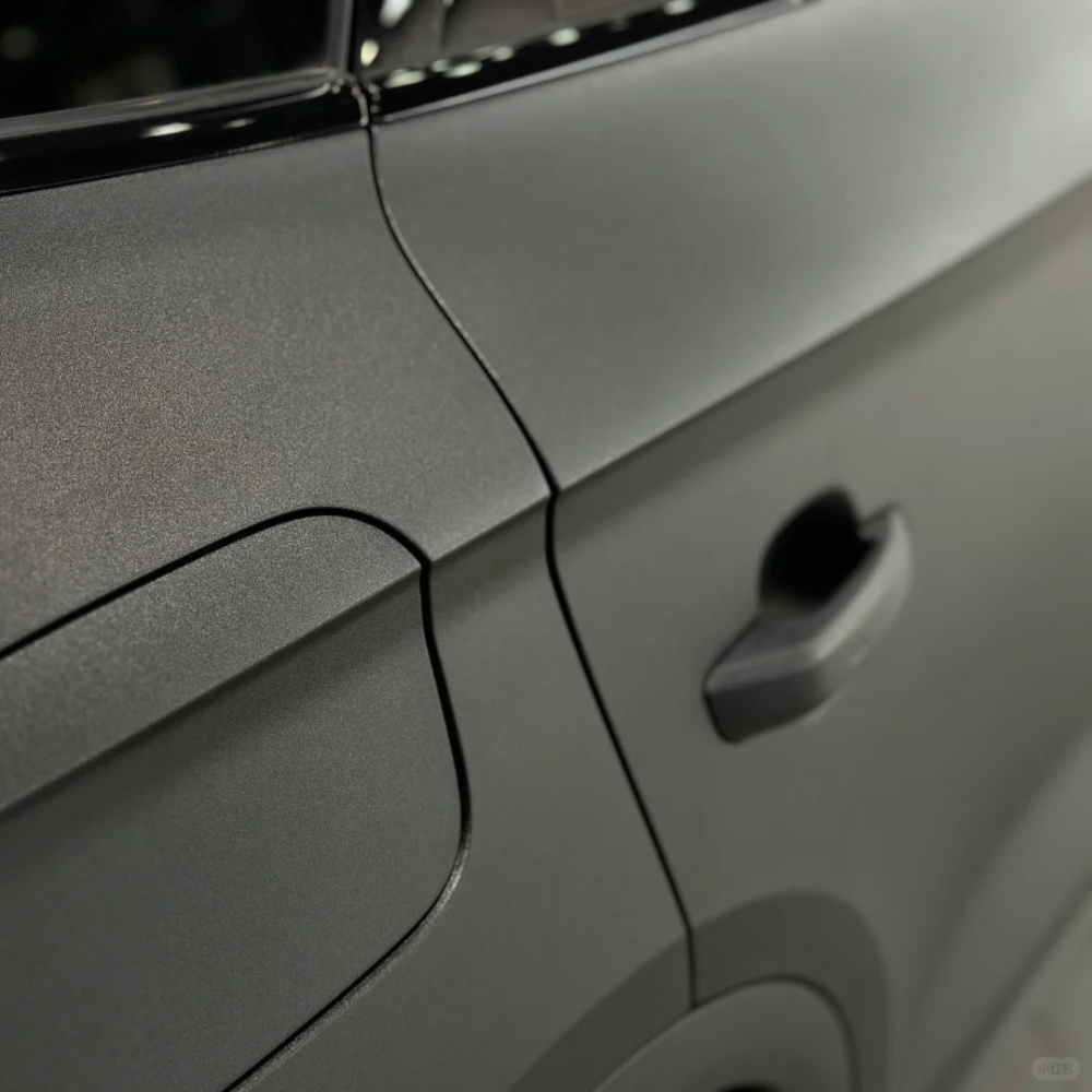Ravoony Basic Matte Frosted Black Car Vinyl Wrap