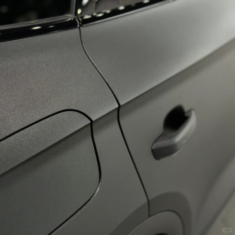 Ravoony Basic Matte Frosted Black Car Vinyl Wrap