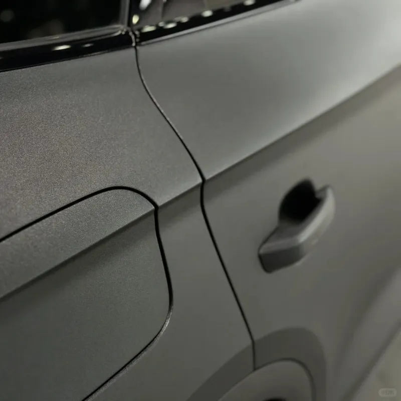 Ravoony Basic Matte Frosted Black Car Vinyl Wrap