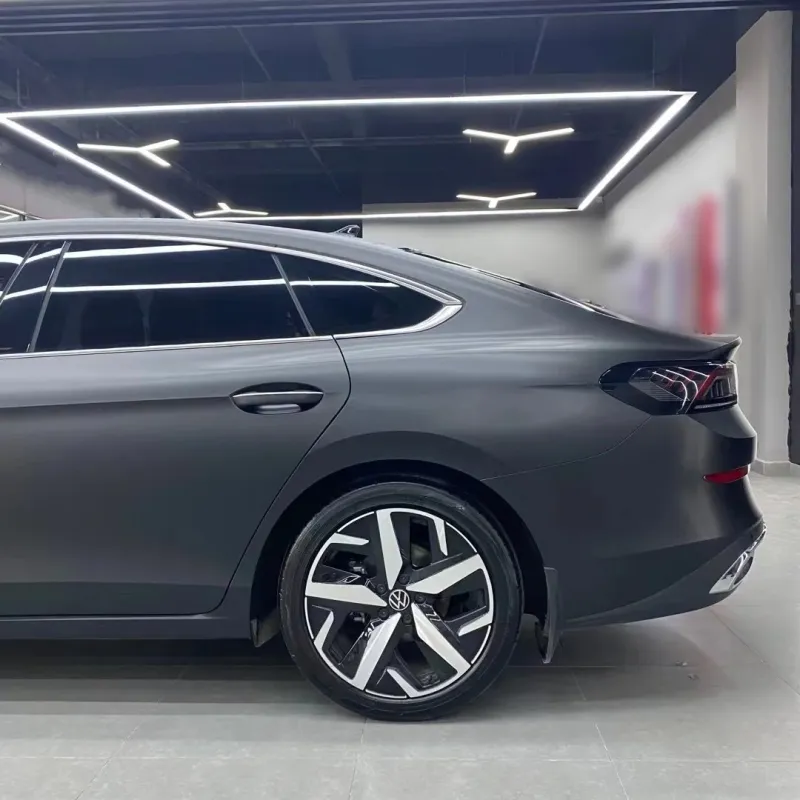 Ravoony Basic Matte Frosted Black Car Vinyl Wrap