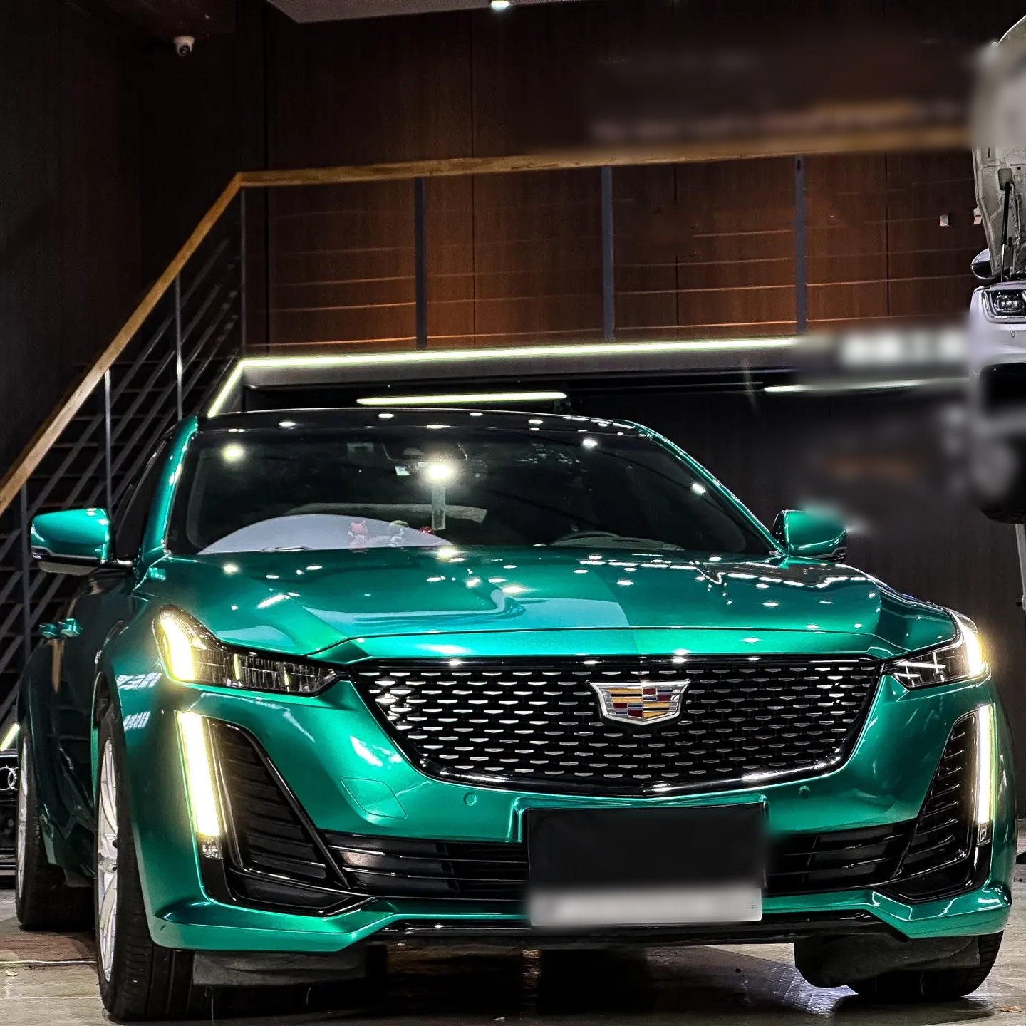 Ravoony Basic Metallic Paint Emerald Green Car Vinyl Wrap