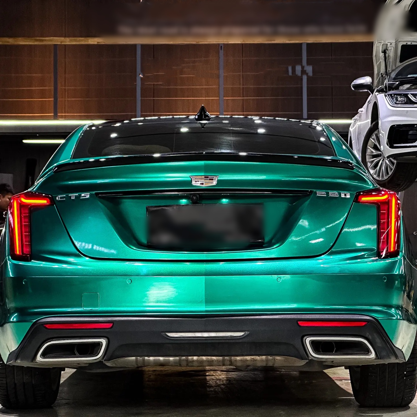 Ravoony Basic Metallic Paint Emerald Green Car Vinyl Wrap