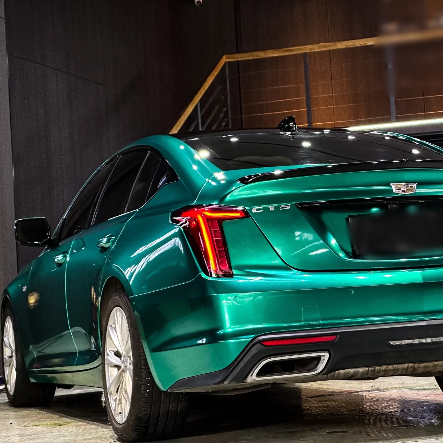 Ravoony Basic Metallic Paint Emerald Green Car Vinyl Wrap