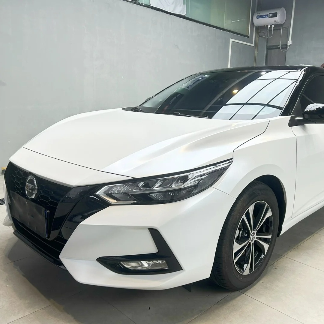 Ravoony Basic Pure Metal White Car Vinyl Wrap