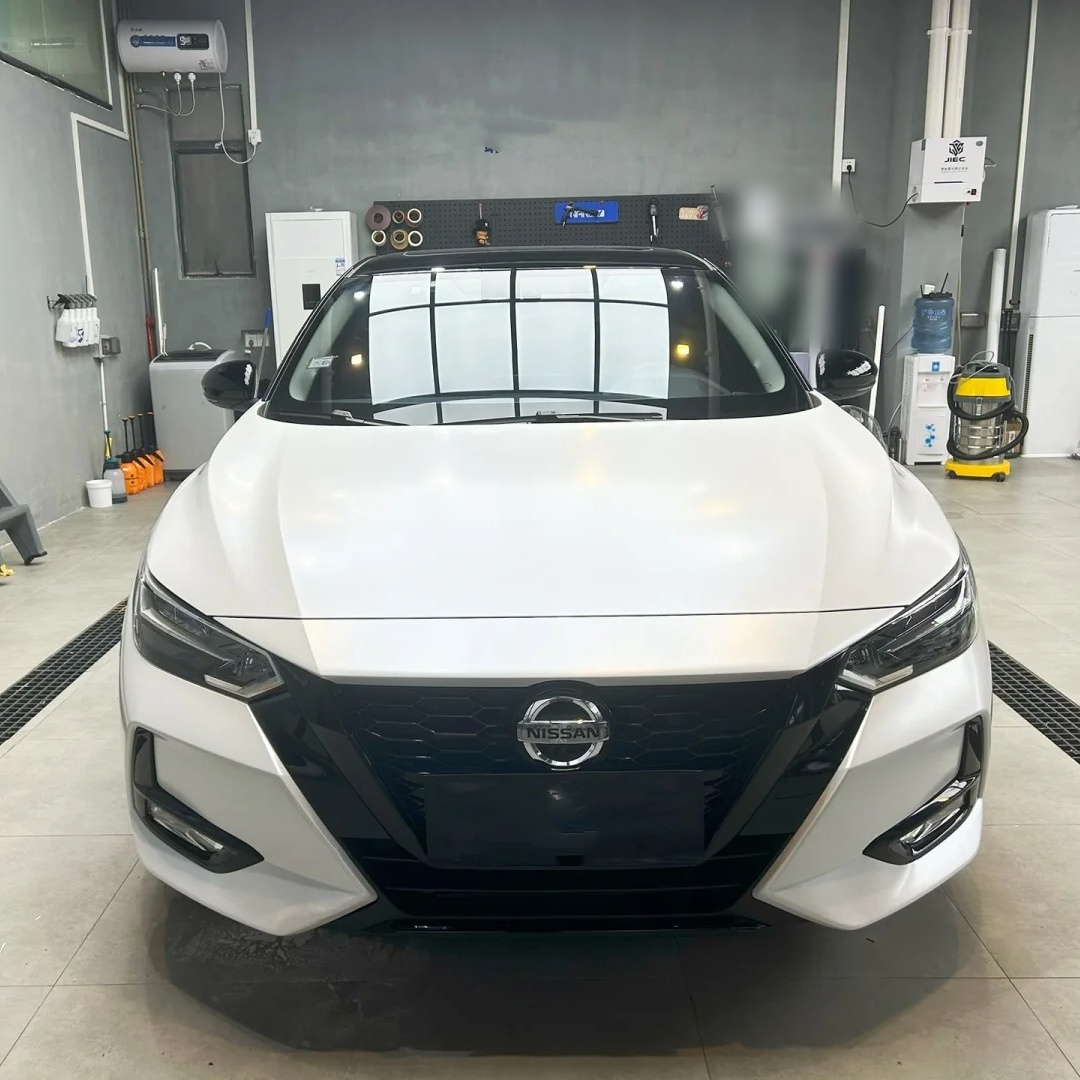 Ravoony Basic Pure Metal White Car Vinyl Wrap